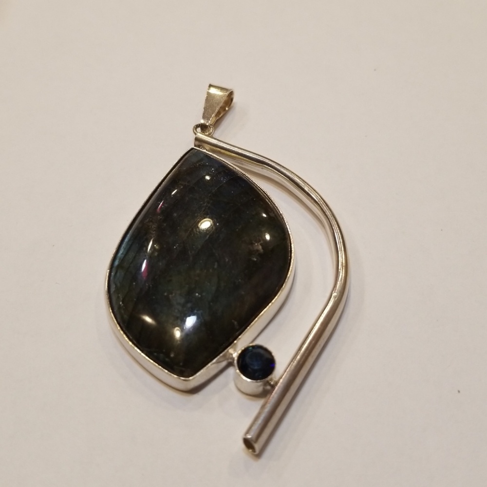 Real silver Necklace and Earrings